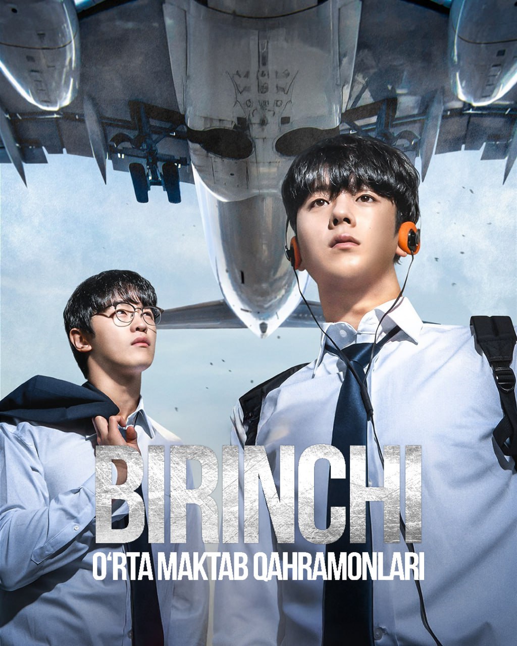 Birinchi: O'rta maktab qahramonlari 2025, 1-2-3-4-5-6-7-8-9-10-Qism Janubiy Koreya seriali uzbek tilida kino afishasi - Betakror.net