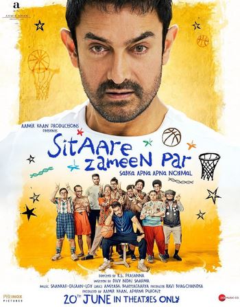 Yerdagi yulduzlar hind kino 2025 Amir Xon ishtirokida (uzbek tilida) kino afishasi - Betakror.net